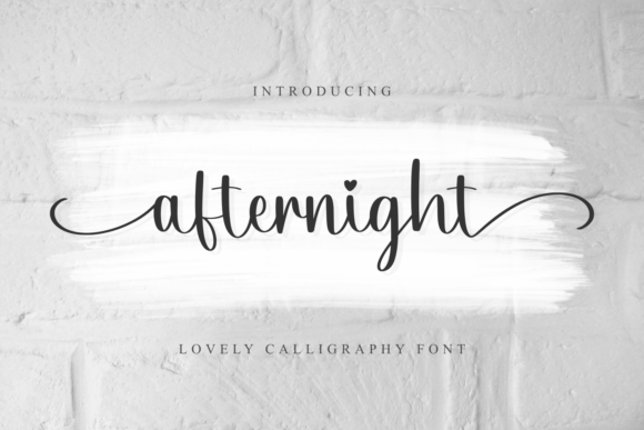 Afternight: A Handwritten Font That Earns Its Place in Real Campaigns