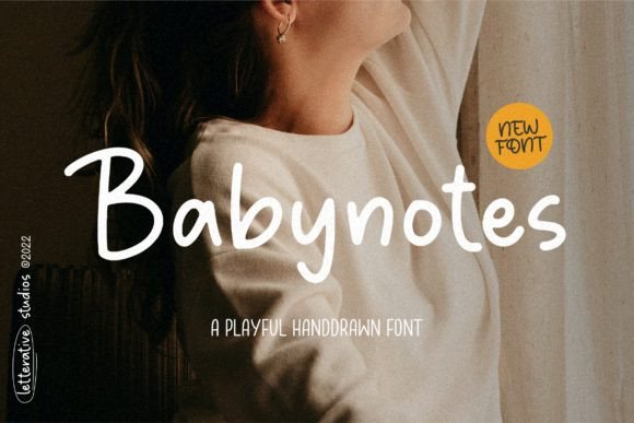 Babynotes: A Playful Hand-Drawn Font That Feels Like a Design Secret