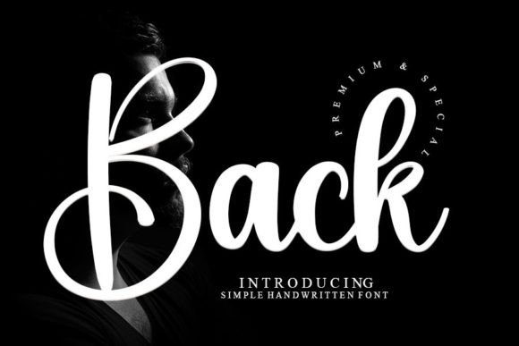 Back: A Handwritten Font That Makes Your Campaign Stand Out