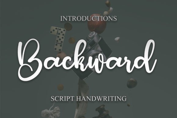 Backward: A Handwritten Script Font for Editorial Warmth