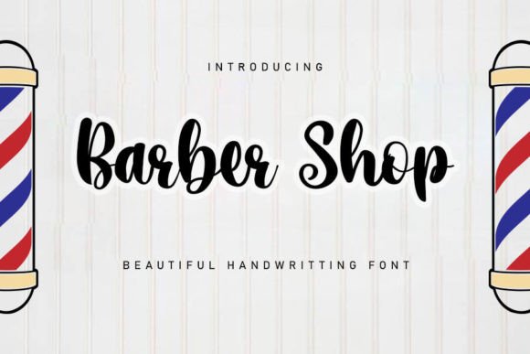 Barber Shop: A Sweet, Dancing Script for Editorial Warmth