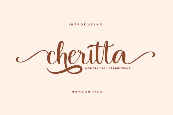 Cheritta: A Modern Script Font That Elevates Digital Branding