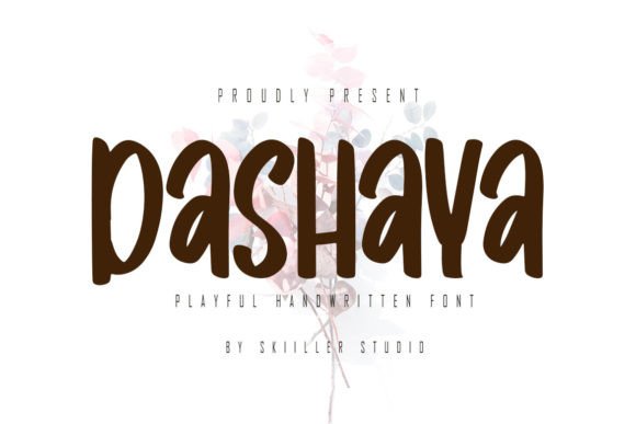 Dashaya: A Playful Handwritten Display Font That Feels Human