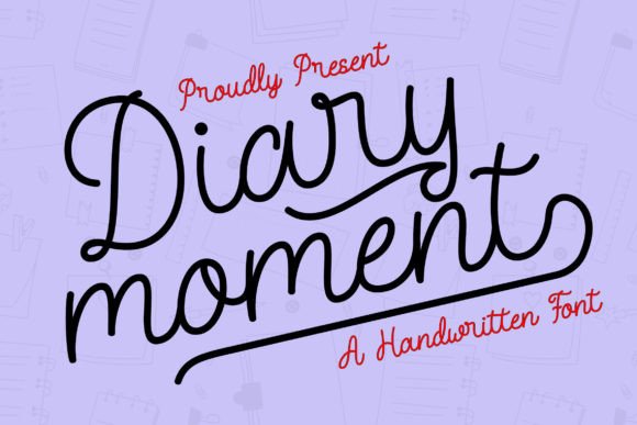 Diary Moment: A Graceful Script Font for Brand Warmth
