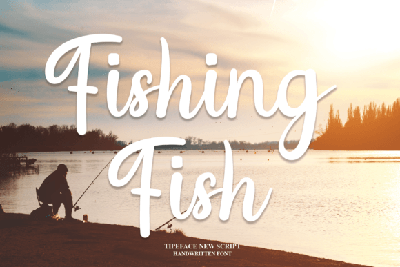 Fishing Fish Handwritten Font for Crafters & Sellers
