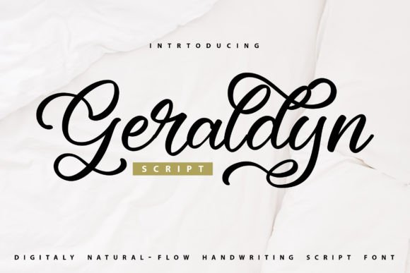 Geraldyn: A Thoughtful Script Font for Editorial Warmth