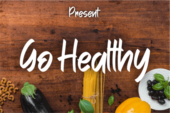 Go Healthy: A Modern Handwritten Font for Scroll-Stopping Brand Content