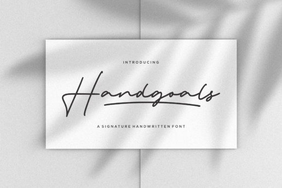 Handgoals: A Handwritten Font That Makes Your Brand Feel Human