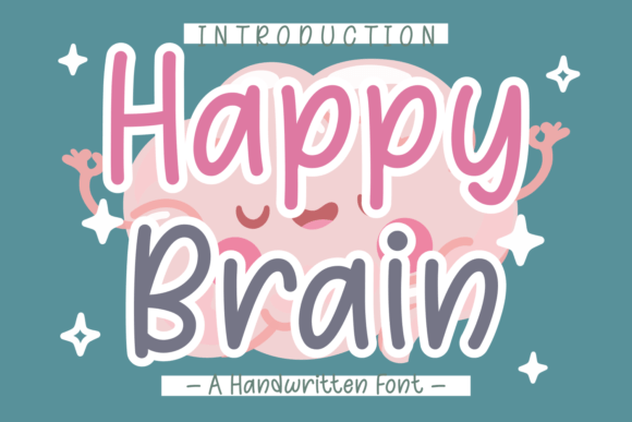 Happy Brain: A Playful Handwritten Font for Digital Branding