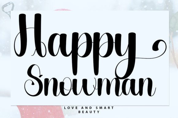 Happy Snowman: A Handwritten Font That Builds Brand Trust