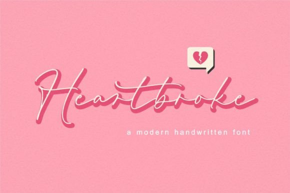 Heartbroke: A Warm, Expressive Script Font for Real Branding Work