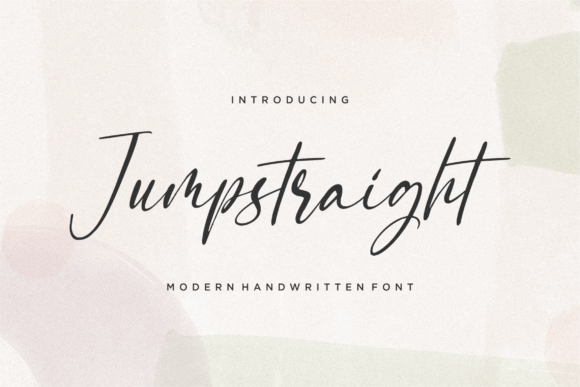 Jumpstraight: A Modern Handwritten Font for Real Branding Work
