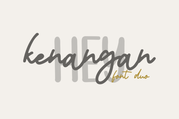 Kenangan Duo: A Handwritten Font That Makes Your Campaign Feel Human