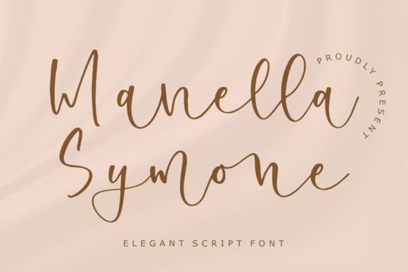Manella Symone: An Elegant Script Font for Real Business Branding