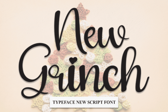 New Grinch: A Distinctive Script Font for Digital Branding