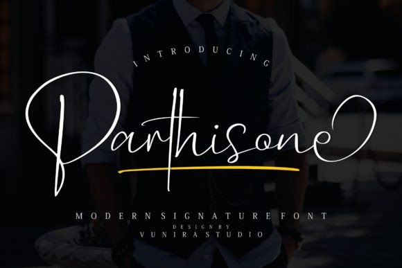 Parthisone: A Modern Script Font That Feels Like Hand-Drawn Confidence