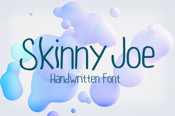 Skinny Joe: A Minimalist Handwritten Font for Crafters