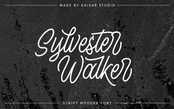 Sylvester Walker: A High-Energy Script Font for Campaign Headlines