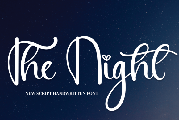 The Night: A Friendly Handwritten Font for Editorial Design
