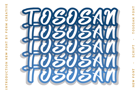 Tososan: A Handwritten Font That Feels Like Your Best Creative Instinct